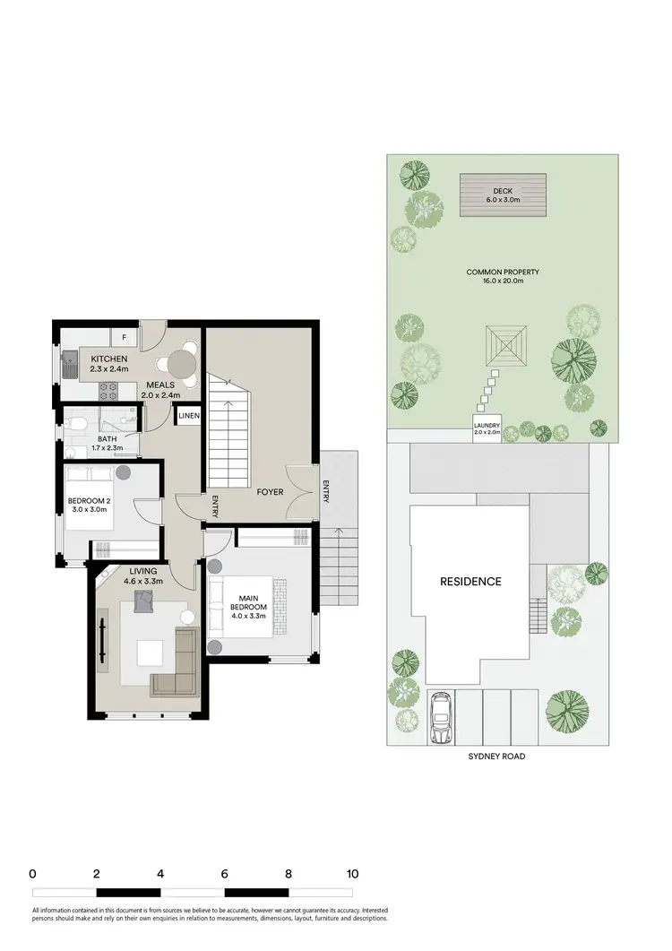 Floorplan of Homely unit listing, 1/465 Sydney Road, Balgowlah NSW 2093