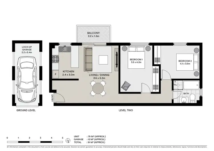 Floorplan of Homely apartment listing, 11/27A Eaton Street, Neutral Bay NSW 2089