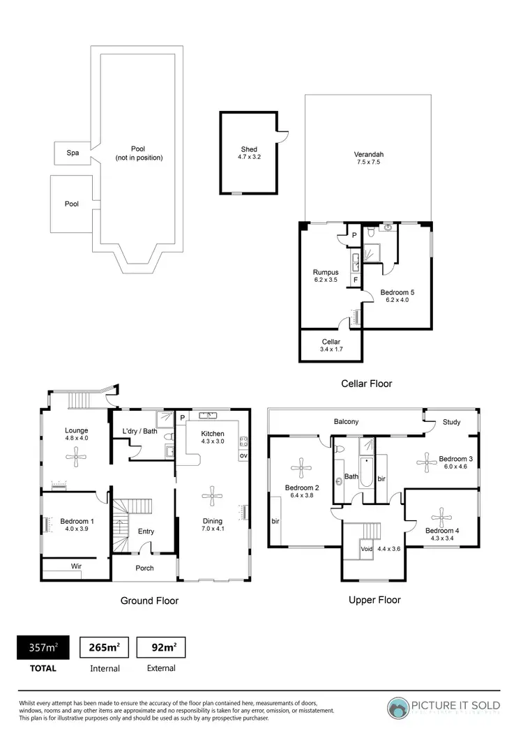 Floorplan of Homely house listing, 79 Penfold Road, Rosslyn Park SA 5072