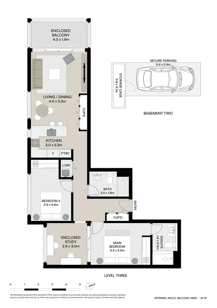 Floorplan of Homely apartment listing, 315/126B Killeaton Street, St Ives NSW 2075