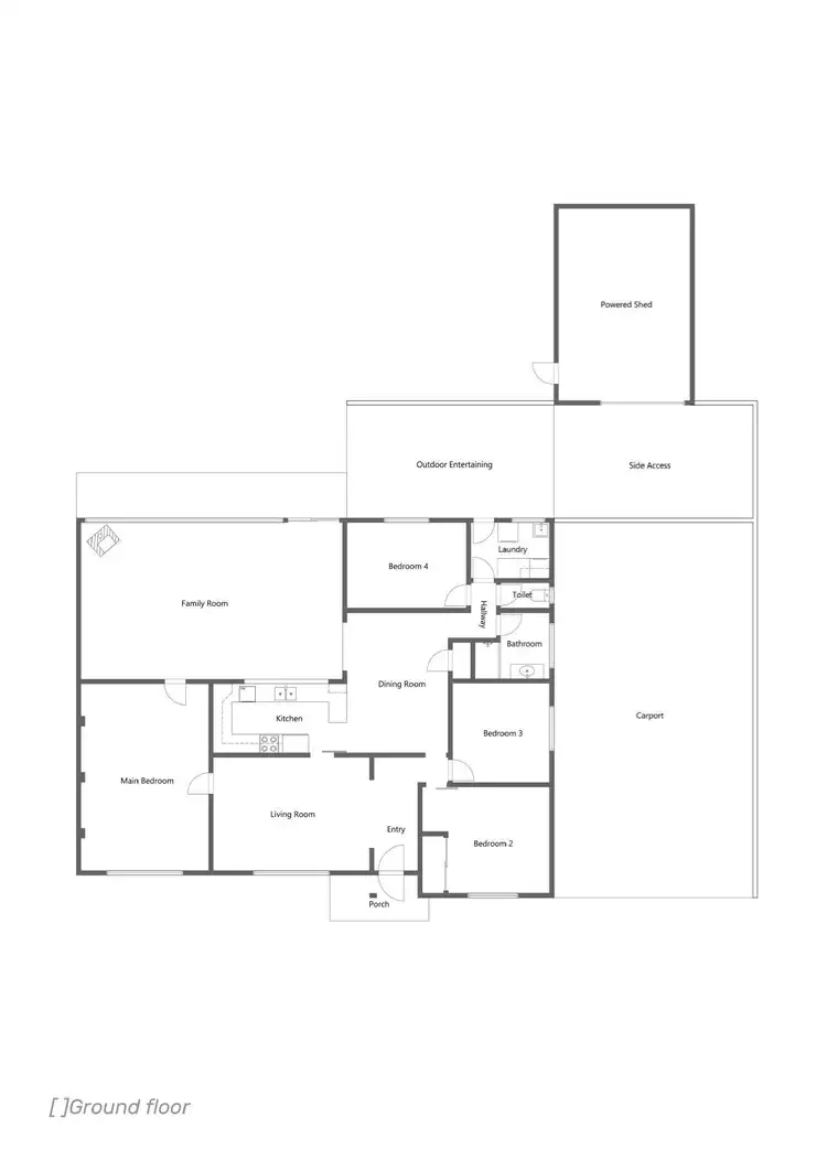 Floorplan of Homely house listing, 34 Monaghan Street, Cobar NSW 2835