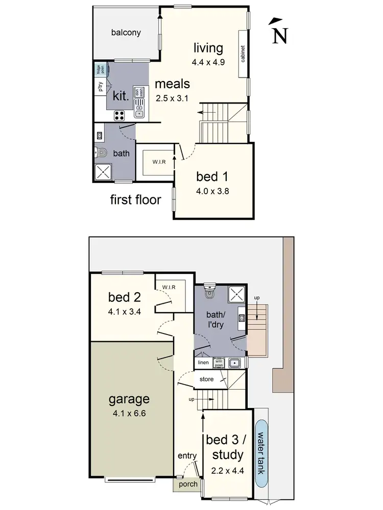 Floorplan of Homely house listing, 2 Tranquil Place, Lilydale VIC 3140