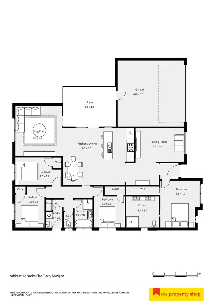 Floorplan of Homely house listing, 12 Nashs Flat Place, Mudgee NSW 2850