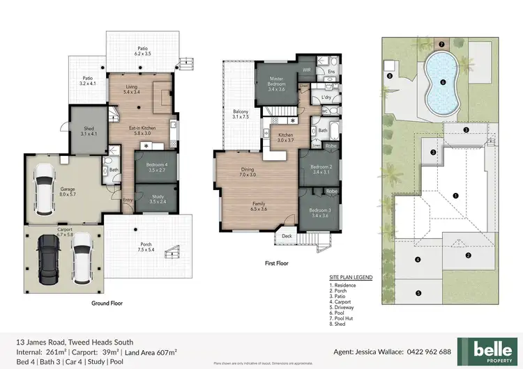 Floorplan of Homely house listing, 13 James Road, Tweed Heads South NSW 2486