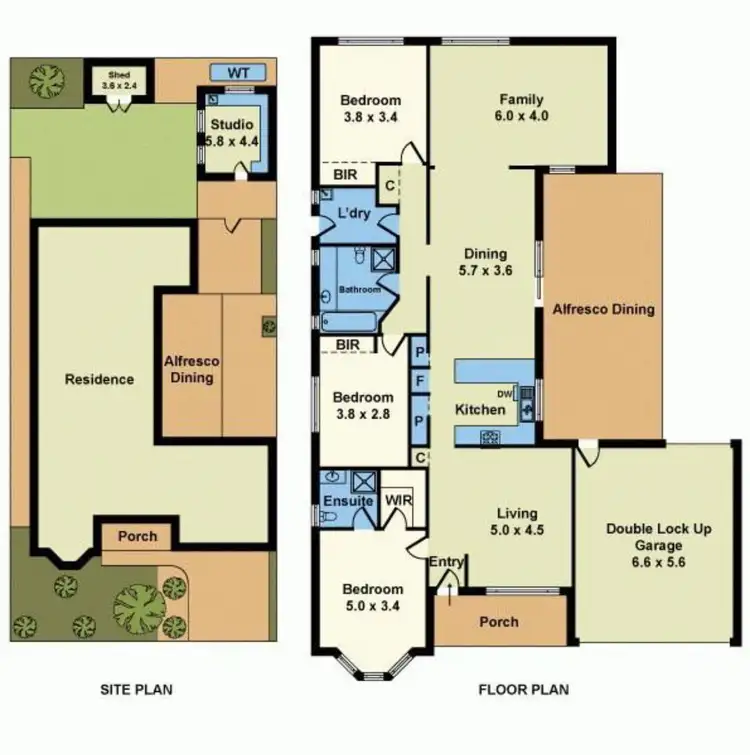 Floorplan of Homely house listing, 13 Priorswood Drive, Hoppers Crossing VIC 3029