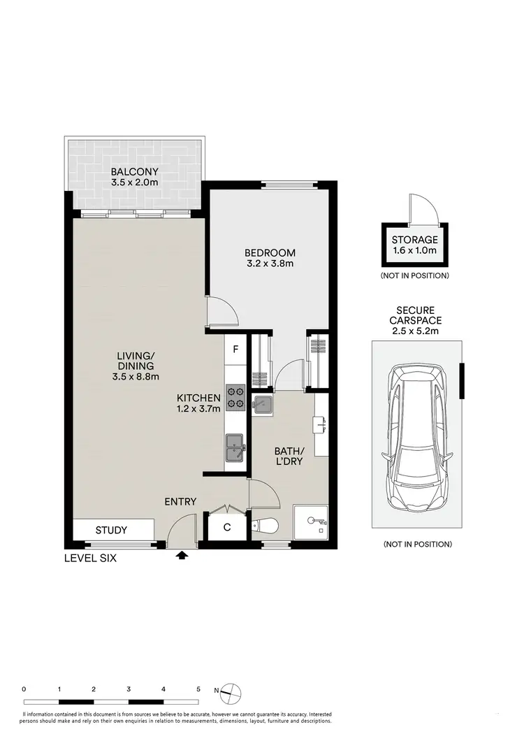Floorplan of Homely apartment listing, 27/93-103 Pacific Highway, Hornsby NSW 2077