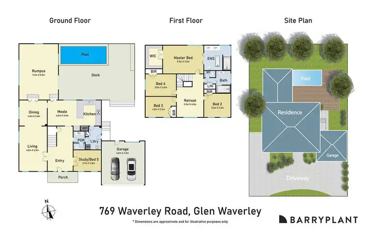 Floorplan of Homely house listing, 769 Waverley Road, Glen Waverley VIC 3150