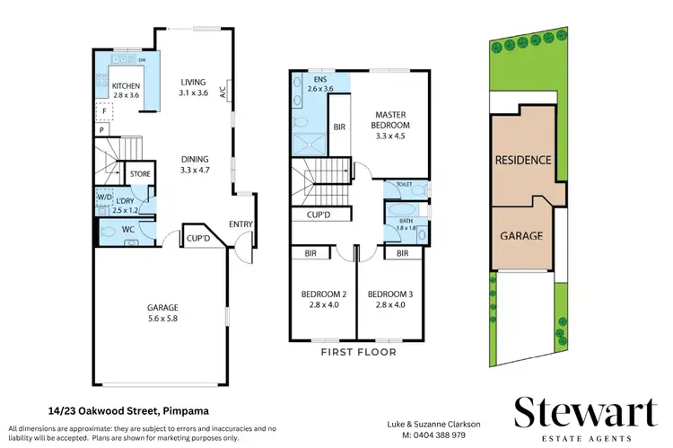 Floorplan of Homely townhouse listing, 14/23 Oakwood Street, Pimpama QLD 4209