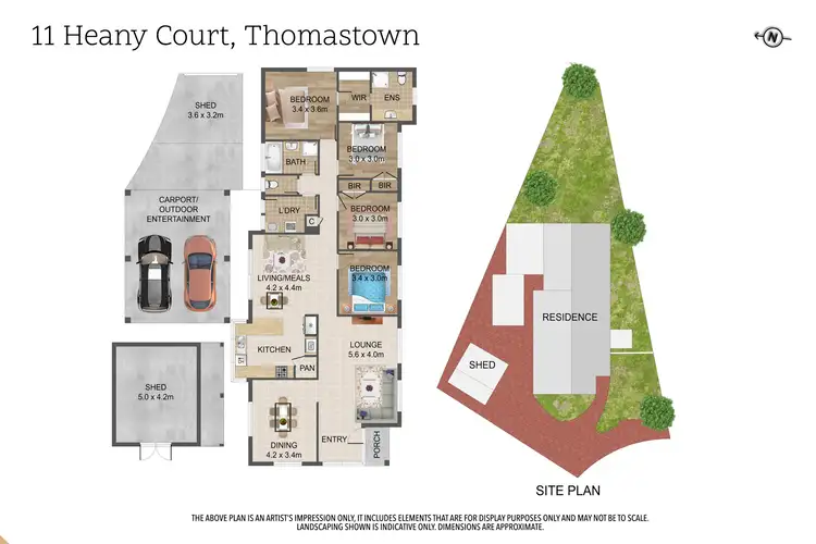Floorplan of Homely house listing, 11 Heany Court, Thomastown VIC 3074