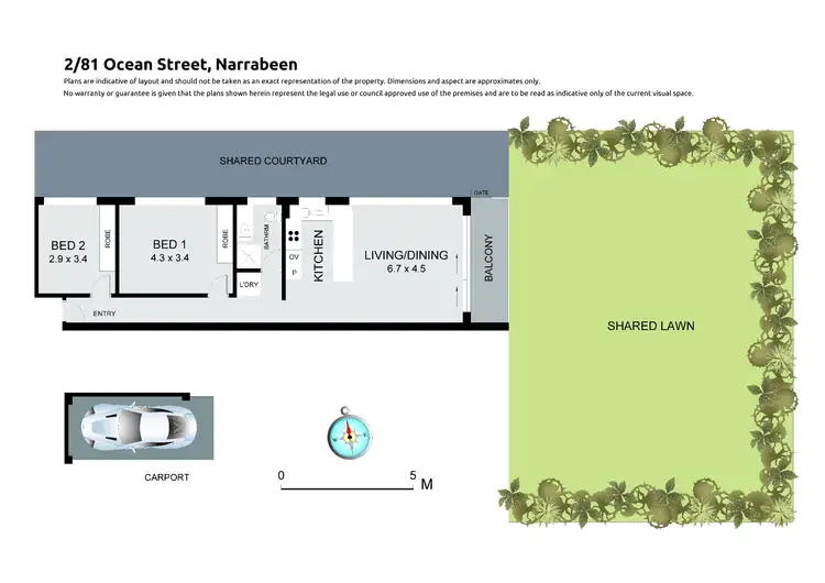 Floorplan of Homely unit listing, 2/81 Ocean Street, Narrabeen NSW 2101