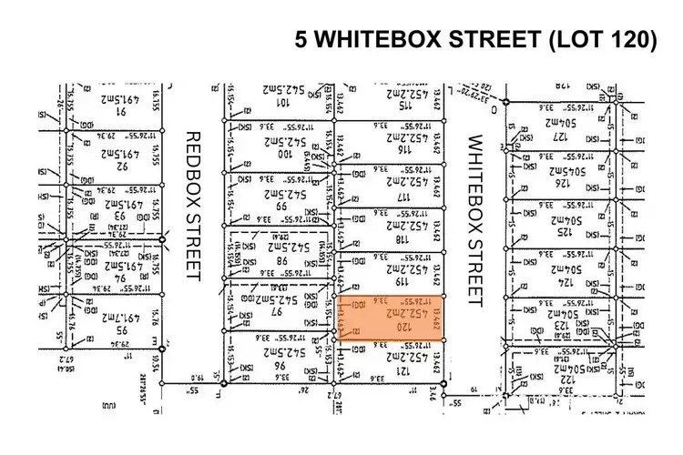 Floorplan of Homely land listing, 5 Whitebox Street, Orange NSW 2800