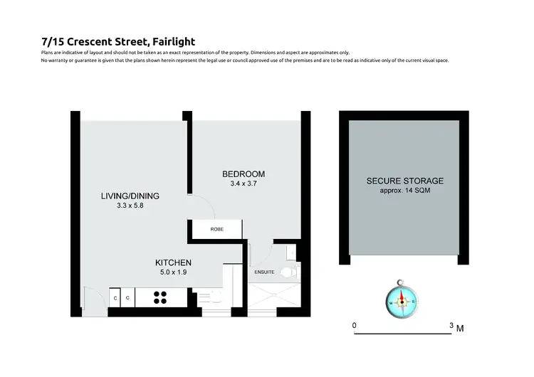 Floorplan of Homely apartment listing, 7/15 Crescent Street, Fairlight NSW 2094