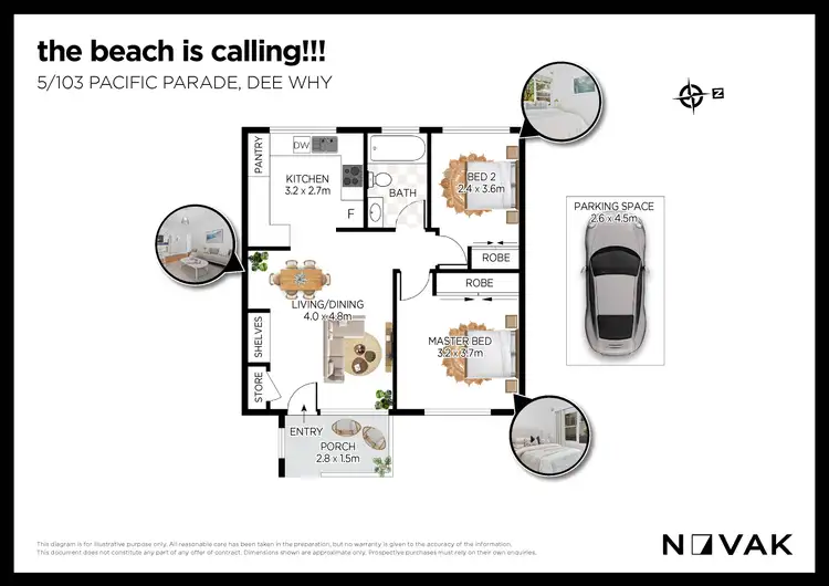 Floorplan of Homely apartment listing, 5/103 Pacific Parade, Dee Why NSW 2099