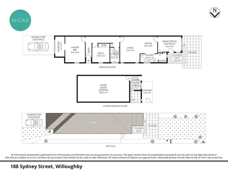 Floorplan of Homely house listing, 188 Sydney Street, Willoughby NSW 2068