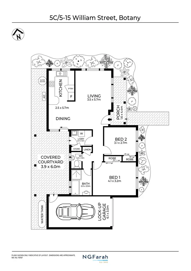 Floorplan of Homely townhouse listing, 5c/5-15 William Street, Botany NSW 2019