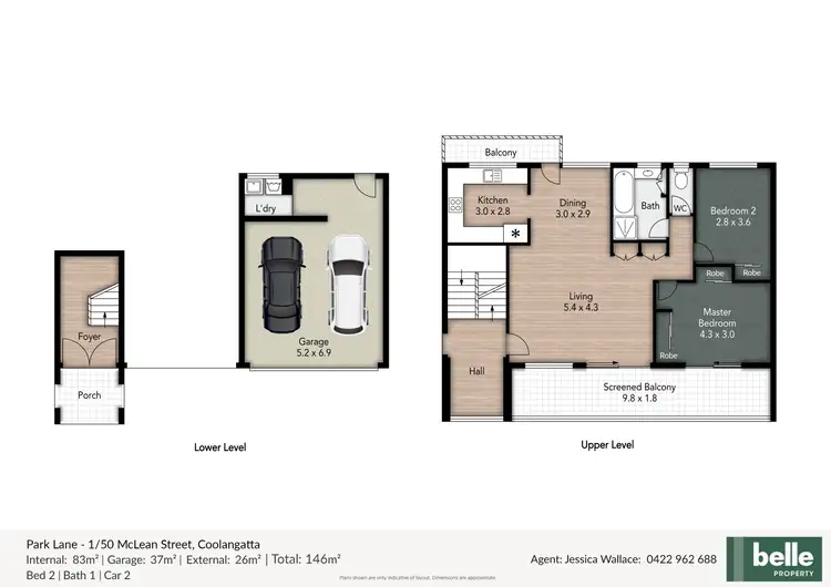 Floorplan of Homely unit listing, 1/50 McLean Street, Coolangatta QLD 4225