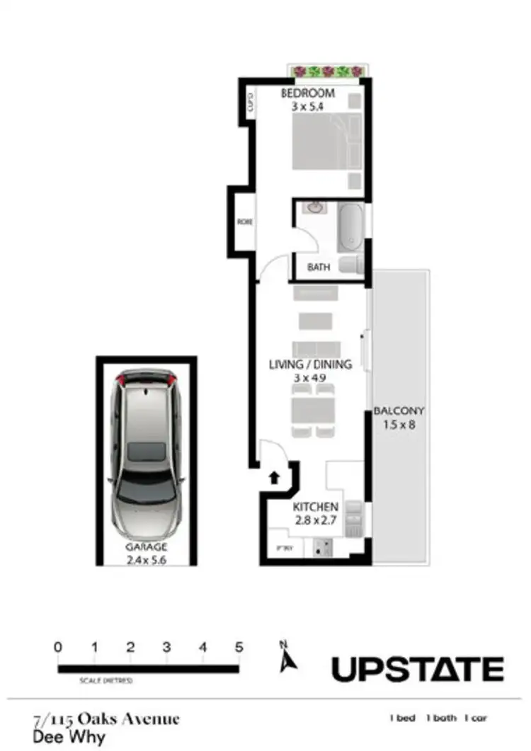 Floorplan of Homely unit listing, 7/115 Oaks Avenue, Dee Why NSW 2099