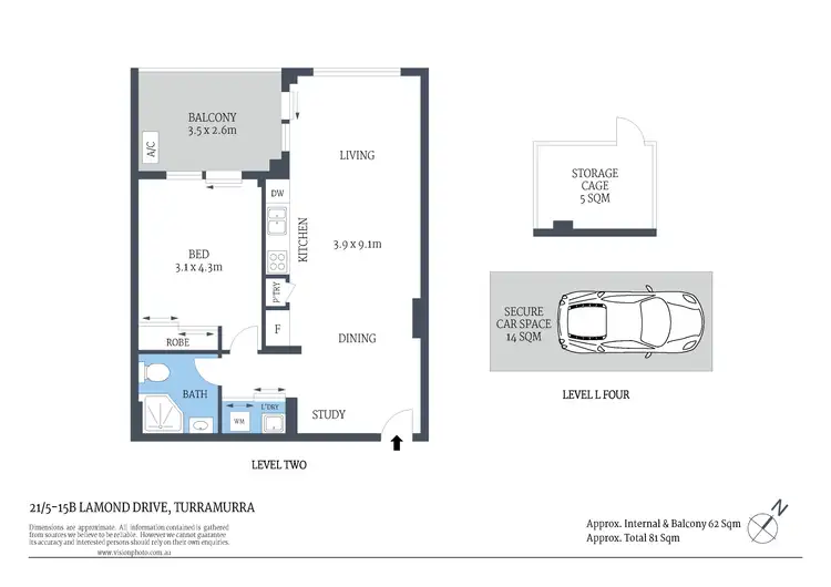 Floorplan of Homely apartment listing, 21/5-15B Lamond Drive, Turramurra NSW 2074