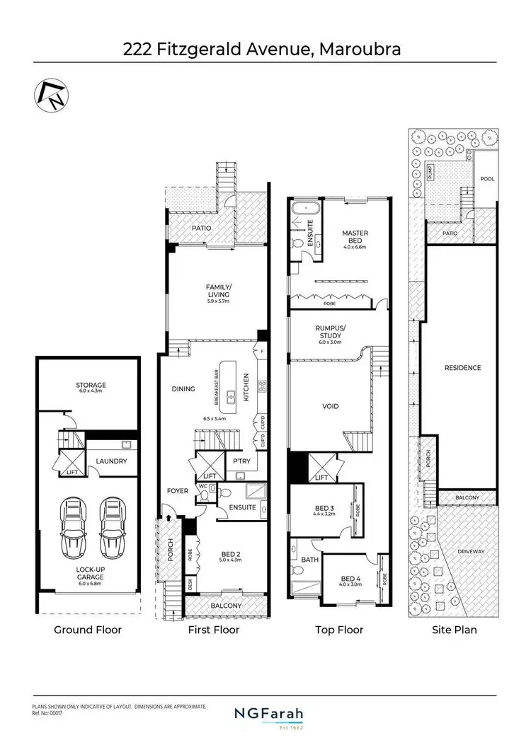 Floorplan of Homely house listing, 222 Fitzgerald Avenue, Maroubra NSW 2035