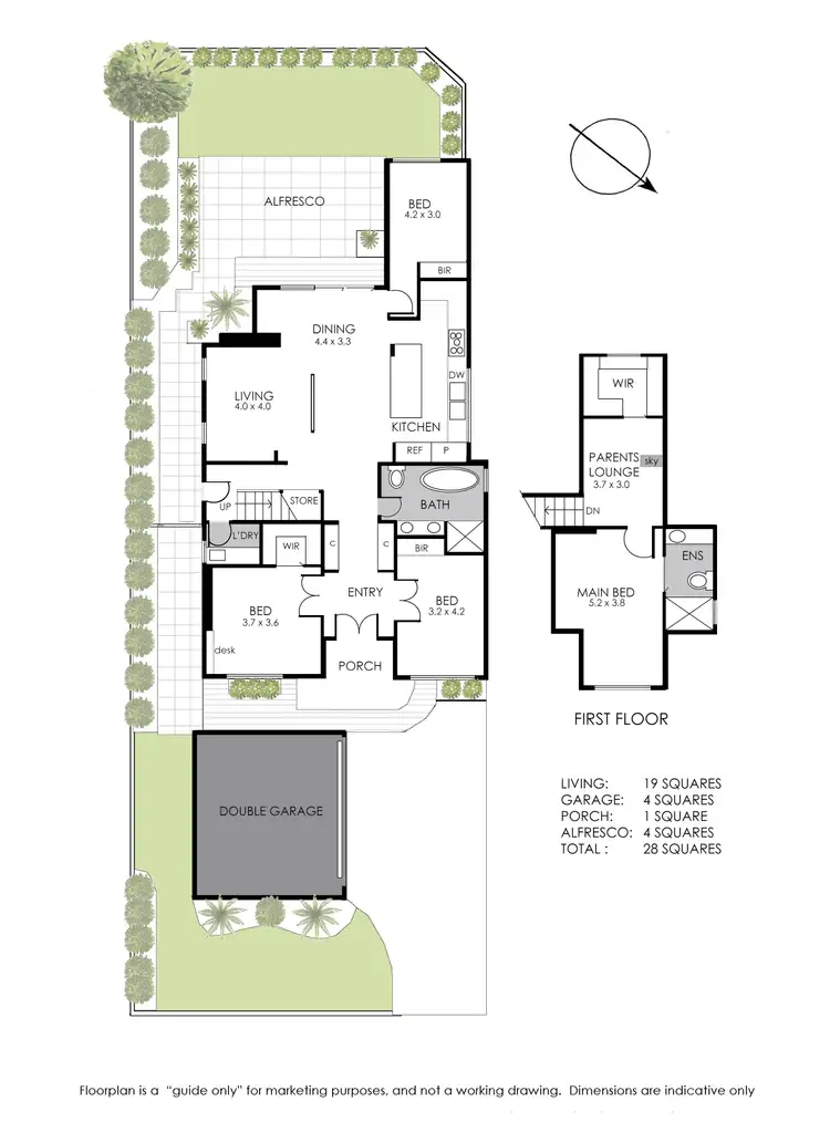 Floorplan of Homely house listing, 42A Clydebank Road, Edithvale VIC 3196