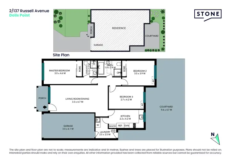 Floorplan of Homely villa listing, 2/137 Russell Avenue, Dolls Point NSW 2219