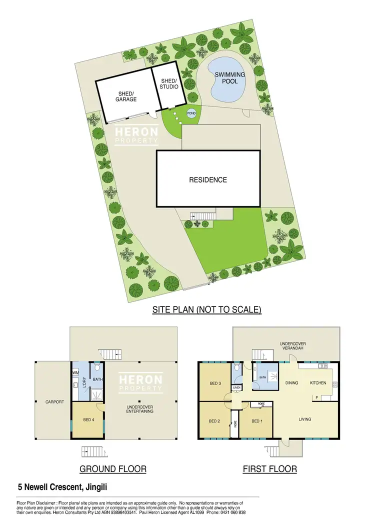 Floorplan of Homely house listing, 5 Newell Crescent, Jingili NT 810