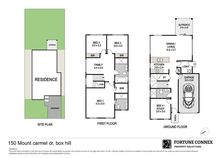 Floorplan of Homely house listing, 150 Mount Carmel Drive, Box Hill NSW 2765