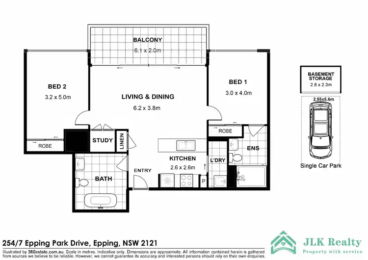 Floorplan of Homely apartment listing, 254/7 Epping Park Drive, Epping NSW 2121