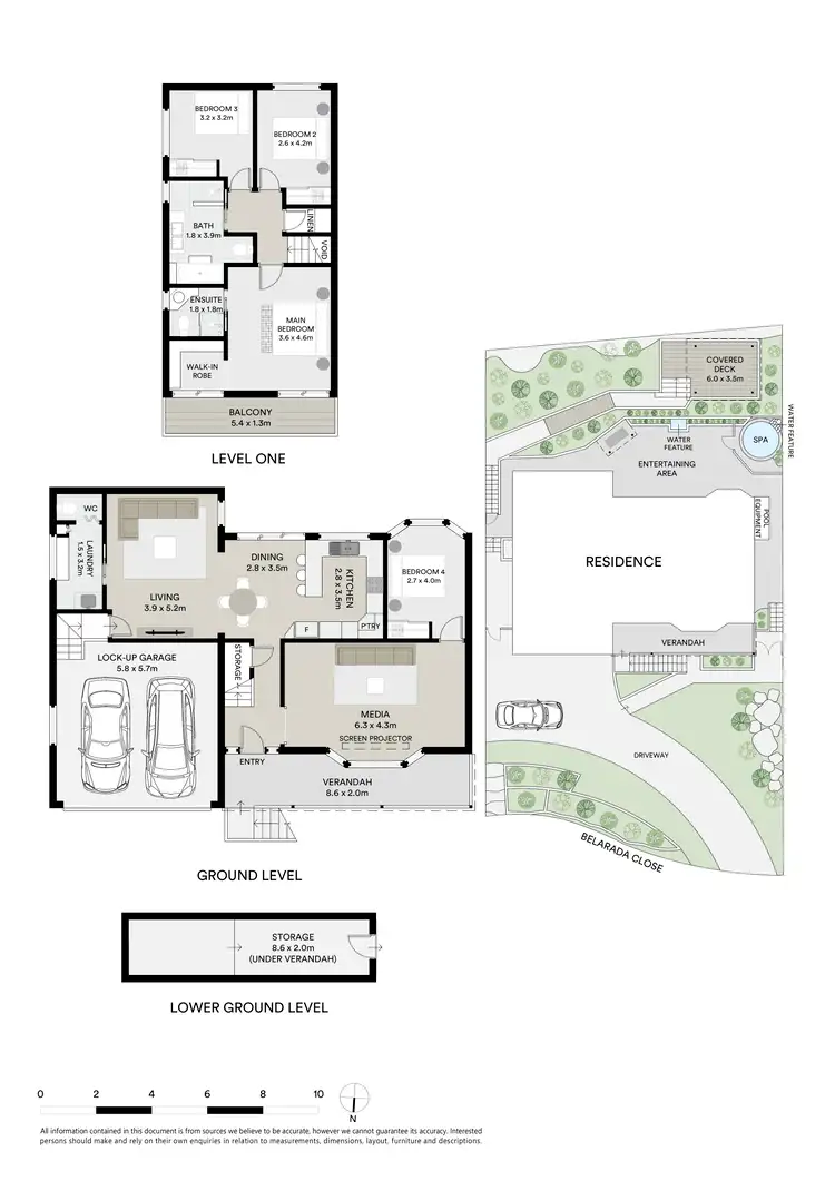 Floorplan of Homely house listing, 6 Belarada Close, Bangor NSW 2234