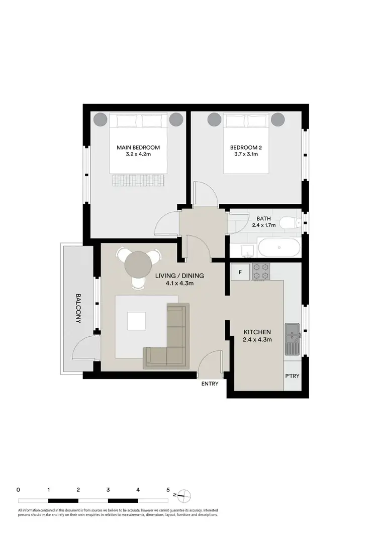 Floorplan of Homely apartment listing, 11/837 Anzac Parade, Maroubra NSW 2035