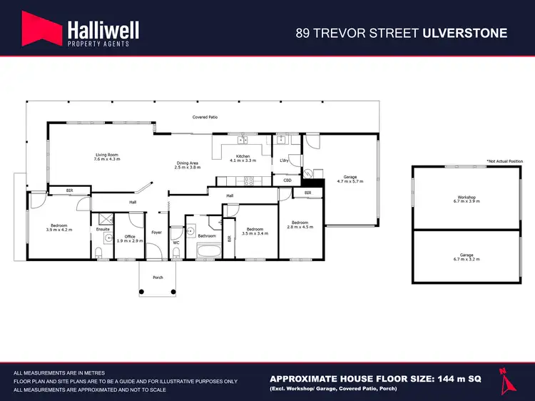 Floorplan of Homely house listing, 89 Trevor Street, Ulverstone TAS 7315