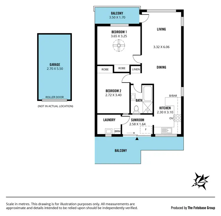 Floorplan of Homely unit listing, 5/36 Patawalonga Frontage, Glenelg North SA 5045