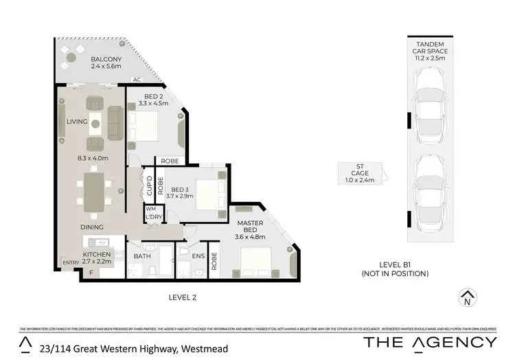 Floorplan of Homely apartment listing, 23/114 Great Western Highway, Westmead NSW 2145