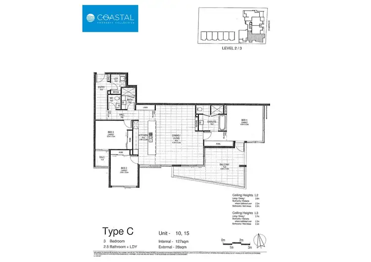 Floorplan of Homely apartment listing, 15/56 Cylinders Drive, Kingscliff NSW 2487