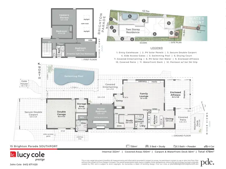 Floorplan of Homely house listing, 15 Brighton Parade, Southport QLD 4215