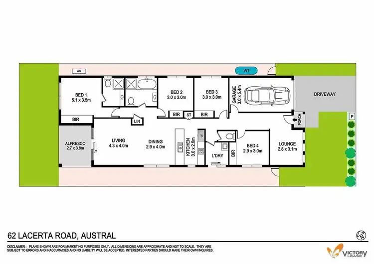 Floorplan of Homely house listing, 62 Lacerta Street, Austral NSW 2179