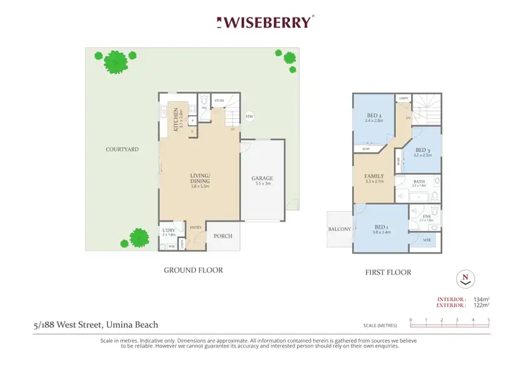 Floorplan of Homely townhouse listing, 5/188 West Street, Umina Beach NSW 2257