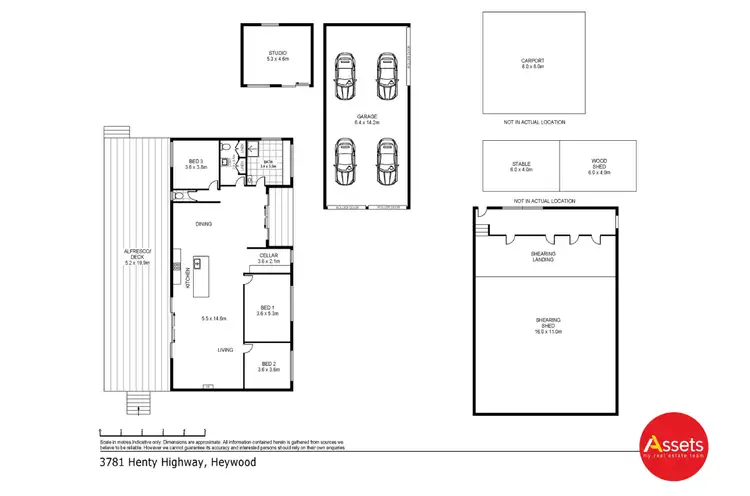 Floorplan of Homely rural property listing, 3781 Henty Highway, Heywood VIC 3304