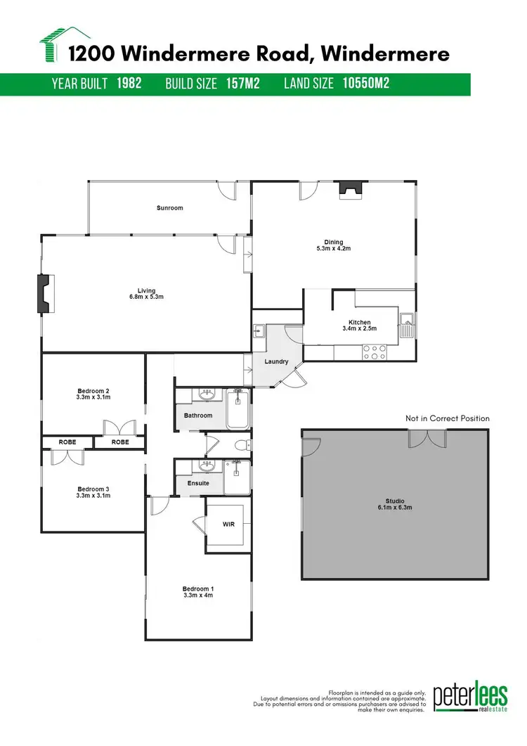 Floorplan of Homely house listing, 1200 Windermere Road, Swan Bay TAS 7252