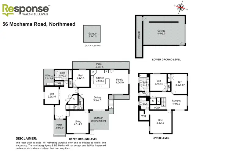 Floorplan of Homely house listing, 56 Moxhams Road, Northmead NSW 2152