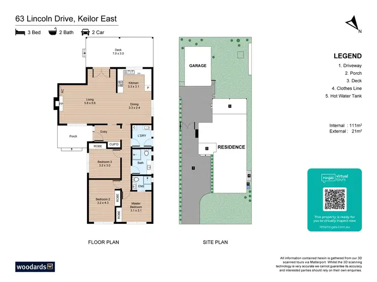 Floorplan of Homely house listing, 63 Lincoln Drive, Keilor East VIC 3033