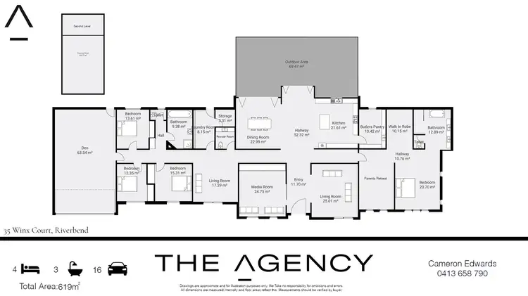 Floorplan of Homely house listing, 35 Winx Court, Riverbend QLD 4280