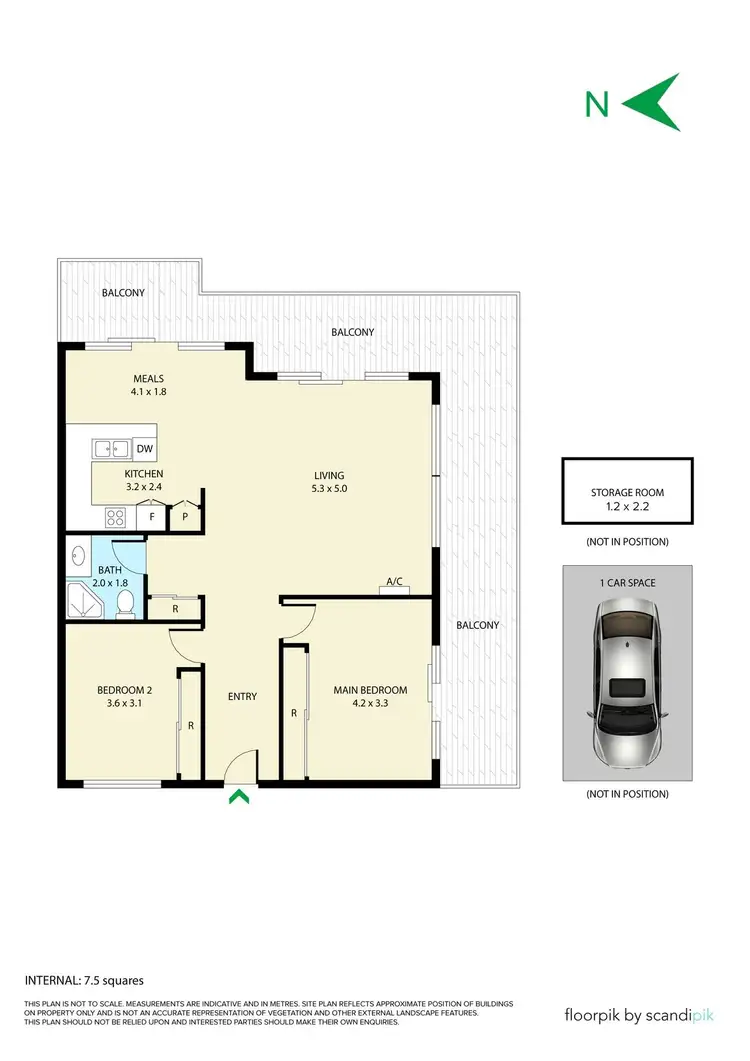 Floorplan of Homely apartment listing, 14/4 Floriston Road, Boronia VIC 3155