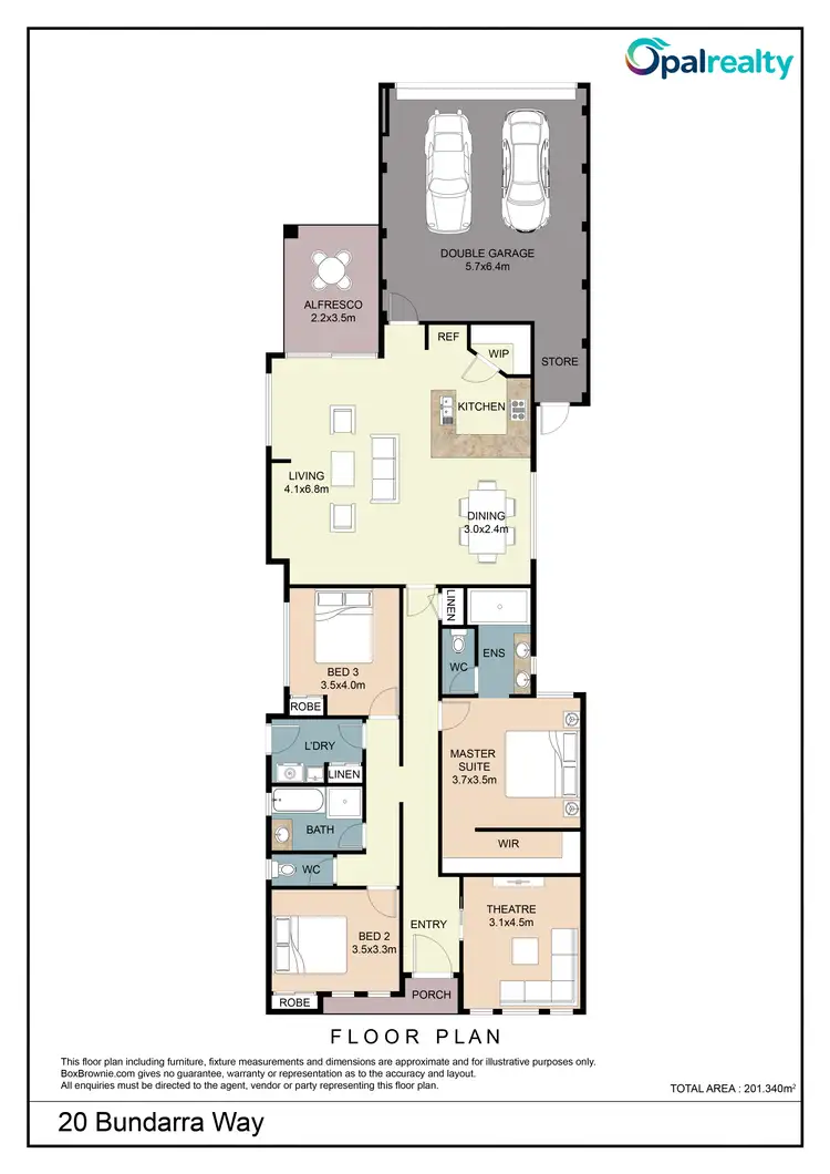 Floorplan of Homely house listing, 20 Bundarra Way, Golden Bay WA 6174