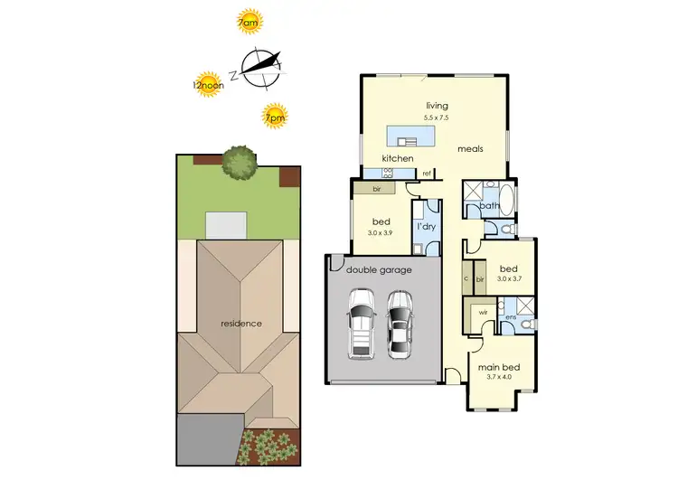 Floorplan of Homely unit listing, 4/105 Mcmahons Road, Frankston VIC 3199