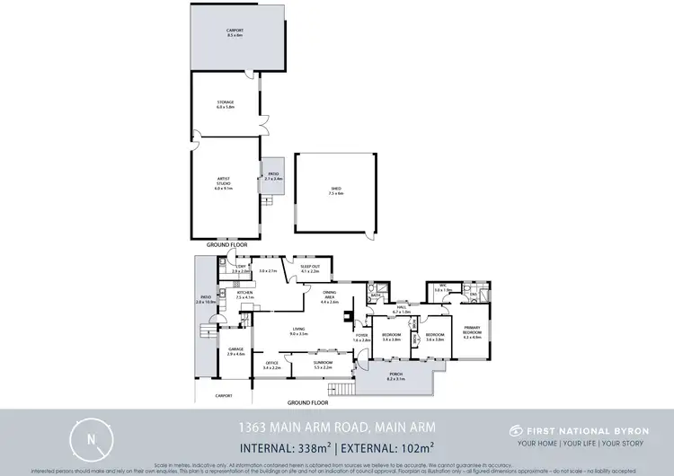 Floorplan of Homely house listing, 1363 Main Arm Road, Upper Main Arm NSW 2482