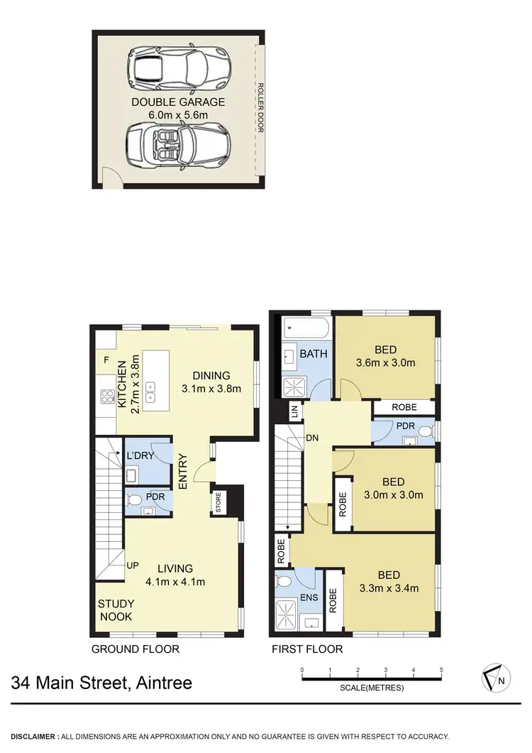 Floorplan of Homely townhouse listing, 34 Main Street, Aintree VIC 3336