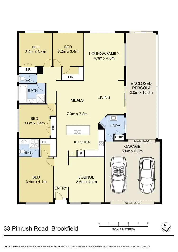 Floorplan of Homely house listing, 33 Pinrush Road, Brookfield VIC 3338