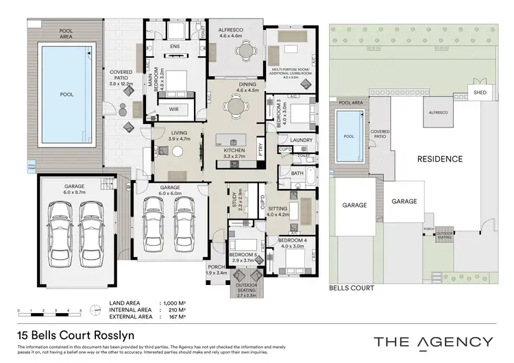 Floorplan of Homely house listing, 15 Bells Court, Rosslyn QLD 4703