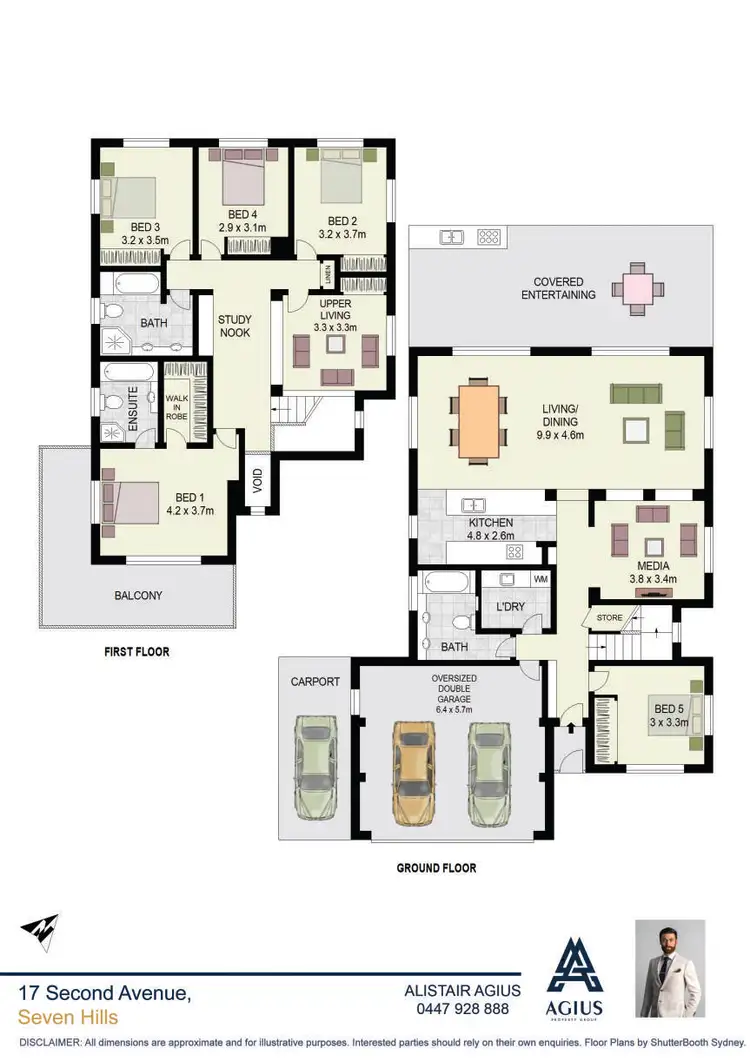 Floorplan of Homely house listing, 17 Second Avenue, Seven Hills NSW 2147